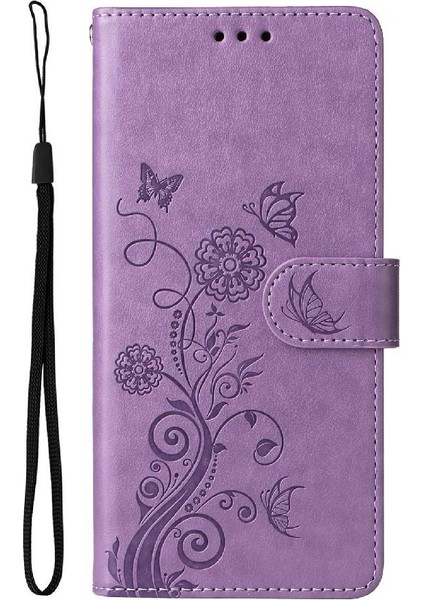 Xiaomi Redmi Note 14 Pro 5g Flip Deri Çiçek Kart Yuvaları Için Flip Case (Yurt Dışından)