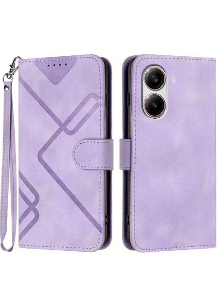 Kart Yuvası Standı ile Xiaomi Poco X7 Pro Için Flip Case Cüzdan Manyetik Çevirin (Yurt Dışından)