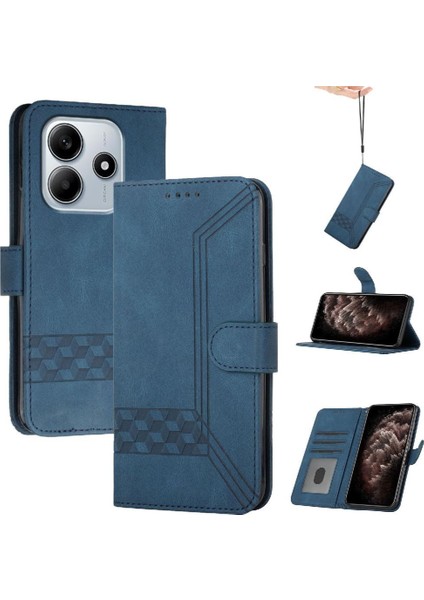 Kullanışlı Xiaomi Redmi Note 14 4g Pu Deri Kart Kapağı ile Uyumlu (Yurt Dışından)