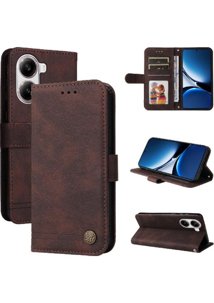 Xiaomi Poco X7 Pro Için Flip Case Cüzdan Uzun Kayış Kart Yuvası Sahipleri Kısa (Yurt Dışından)