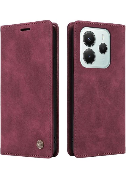 Xiaomi Redmi Note 14 Pro 5g Cüzdan Darbeye Deri Çanta Için Flip Case (Yurt Dışından)