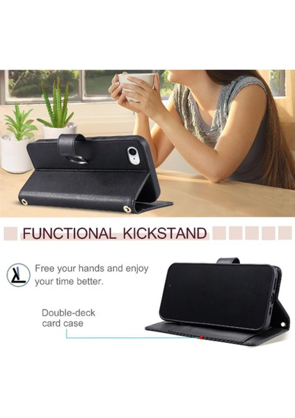 Xiaomi Redmi Note 14 4g Koruyucu Pu Deri Kart Yuvaları Için Flip Case (Yurt Dışından)