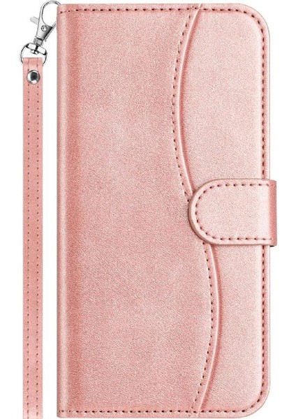 Xiaomi Redmi Not Için Flip Case 14 Pro 4g Bilek Kayışı Kart Yuvaları Tutucu Pu (Yurt Dışından)