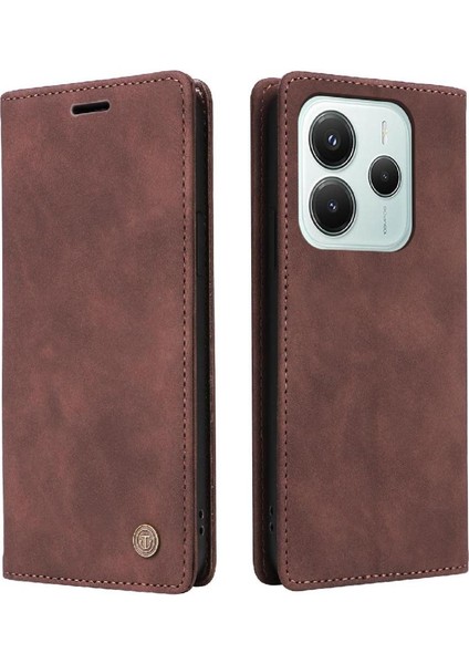 Xiaomi Redmi Note 14 Pro 5g Cüzdan Darbeye Deri Çanta Için Flip Case (Yurt Dışından)