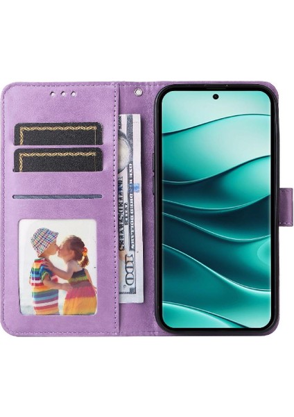 Xiaomi Redmi Note 14 Pro 5g Kart Yuvaları Deri Koruyucu Kapak Için Kılıf (Yurt Dışından)