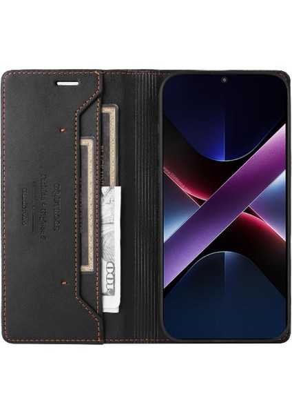 Xiaomi Poco X7 Pro Için Flip Case Kapak Darbeye Cüzdan Rfıd (Yurt Dışından) fırsatları