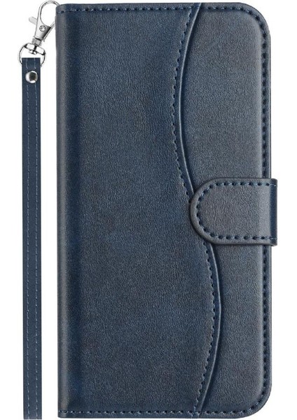 Xiaomi Poco C75 Kart Yuvaları Tutucu Bilek Kayışı Pu Deri Için Flip Case (Yurt Dışından)