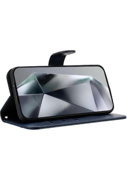 Xiaomi Redmi Note 14 4g Darbeye Dayanıklı Bilek Kayışı Kart Yuvaları Pu Için Flip Case (Yurt Dışından)