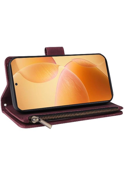 Xiaomi Poco X6 Fotoğraf Cep Saf Renk 9 Kart Nakit Için Fermuarlı Cebi Durumda (Yurt Dışından) fiyatları