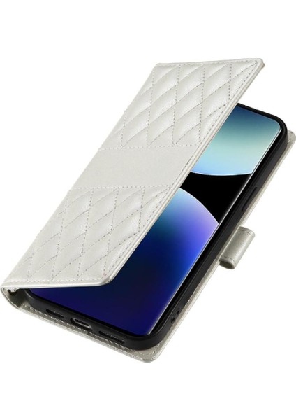 Xiaomi Redmi Note 14 Pro 5g Deri Çanta Cüzdan Çift Sapanlar Için Flip Case (Yurt Dışından)
