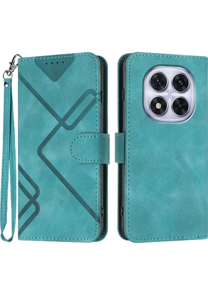 Kart Yuvası Standı ile Xiaomi Redmi Not 14 Pro 4g Için Flip Case Pu Deri (Yurt Dışından)