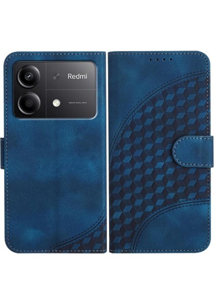 Xiaomi Poco X6 Neo 5g Geometrik Desen Manyetik Kart Tutucu Için Flip Case (Yurt Dışından)