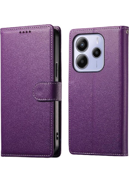 Xiaomi Redmi Note 14 4g Manyetik Kapatma Kart Yuvaları Darbeye Dayanıklı Durumda (Yurt Dışından)