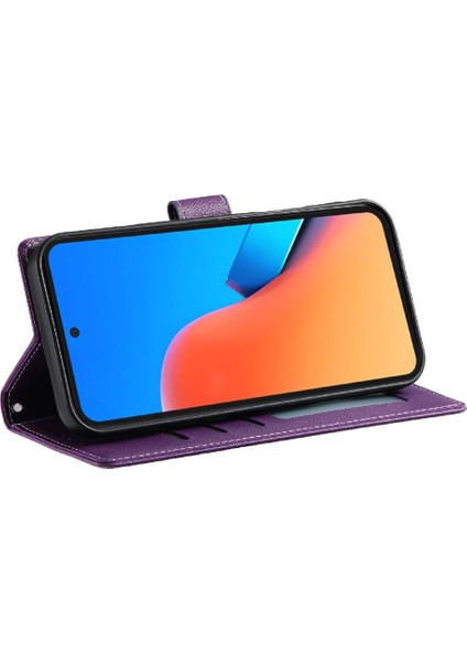 Xiaomi Redmi Note 14 4g Manyetik Kapatma Kart Yuvaları Darbeye Dayanıklı Durumda (Yurt Dışından)