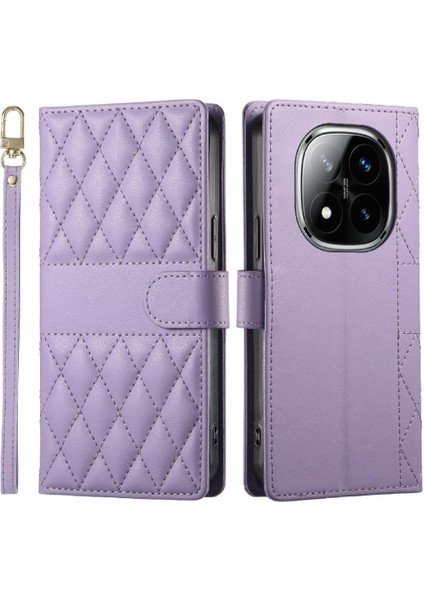 Xiaomi Redmi Note 14 Pro 5g Deri Çanta Cüzdan Çift Sapanlar Için Flip Case (Yurt Dışından)