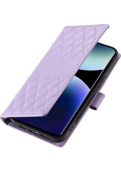 Xiaomi Redmi Note 14 Pro 5g Deri Çanta Cüzdan Çift Sapanlar Için Flip Case (Yurt Dışından)