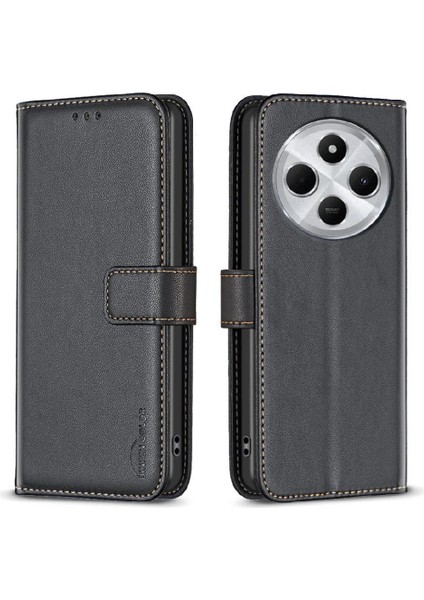 Xiaomi Poco C75 Iş Cüzdan Çok Renkli Çoklu Kart Yuvası Için Flip Case (Yurt Dışından)