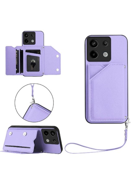 % Xiaomi Poco X6 Doğru Insizyon Kickstand Fonksiyonu Için Uyumlu Kılıf (Yurt Dışından)