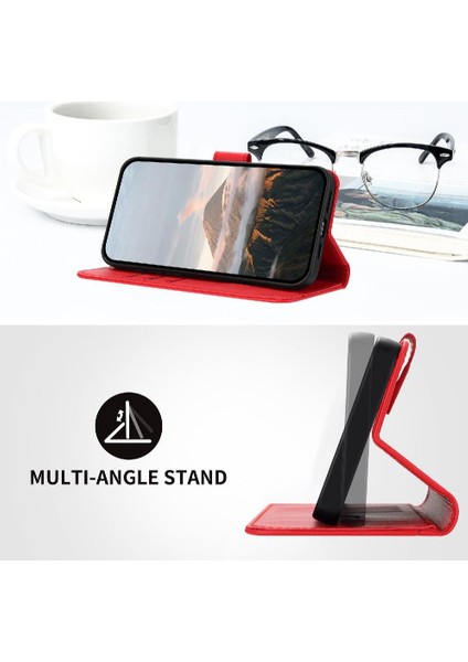 Kart Yuvaları ile Xiaomi Redmi Note 14 4g Premium Pu Deri Için Flip Case (Yurt Dışından)