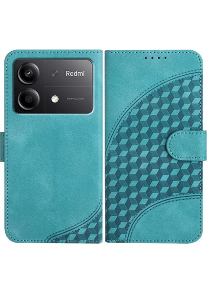 Xiaomi Poco X6 Neo 5g Geometrik Desen Manyetik Kart Tutucu Için Flip Case (Yurt Dışından)