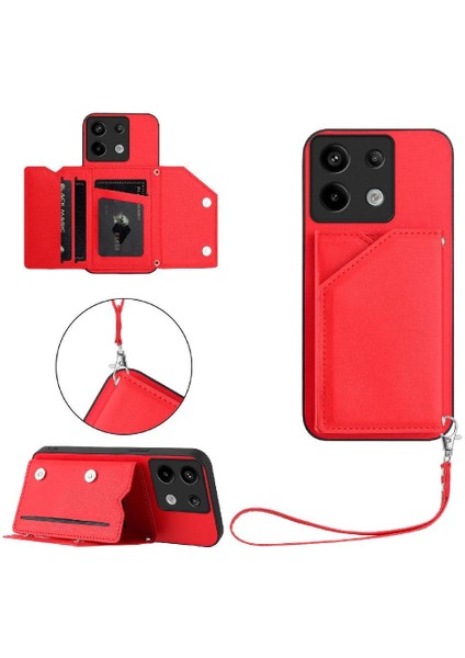 % Xiaomi Poco X6 Doğru Insizyon Kickstand Fonksiyonu Için Uyumlu Kılıf (Yurt Dışından)