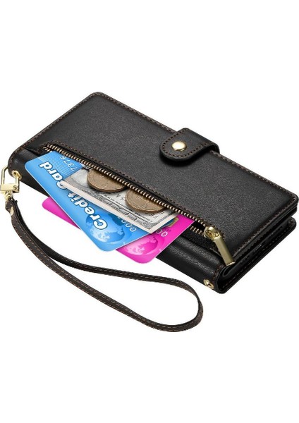 Xiaomi Redmi Not 14 Pro Için Flip Case 4g Iş Standı Cüzdan Crossbody (Yurt Dışından)
