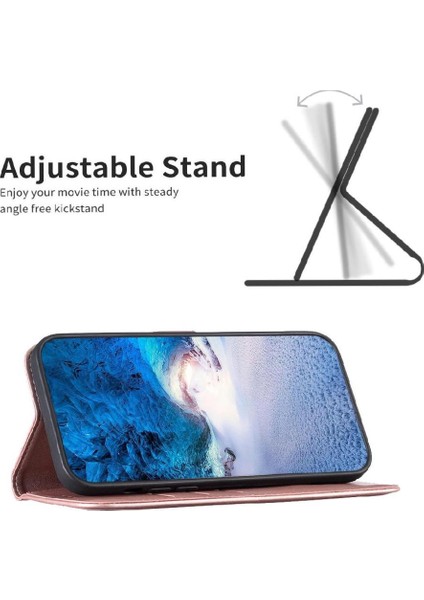 Xiaomi Poco C75 Iş Cüzdan Çok Renkli Çoklu Kart Yuvası Için Flip Case (Yurt Dışından)