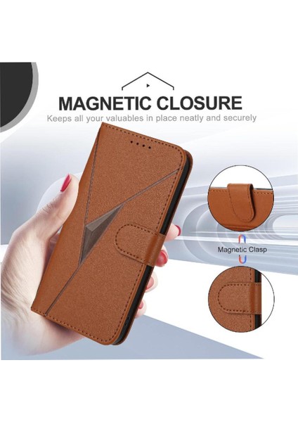 Kickstand Fonksiyonu ile Xiaomi Redmi Not 14 Pro 4g Için Flip Case Pu (Yurt Dışından)