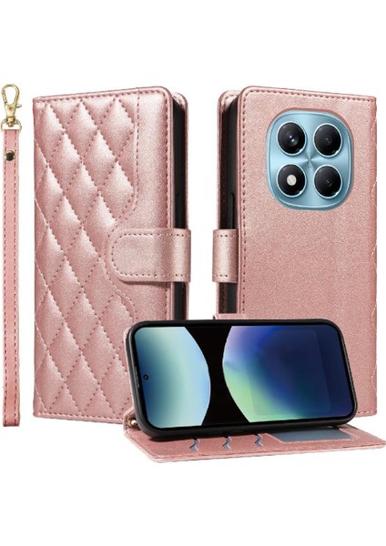 Xiaomi Redmi Not Için Flip Case 14 Pro 4g Kafes Flip Folio Telefon Kılıfı (Yurt Dışından)