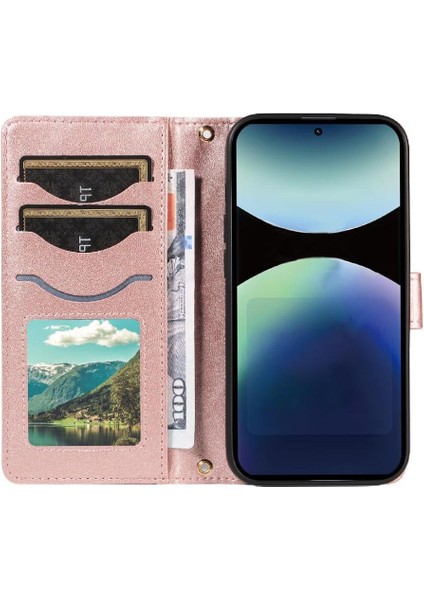 Xiaomi Redmi Not Için Flip Case 14 Pro 4g Kafes Flip Folio Telefon Kılıfı (Yurt Dışından)