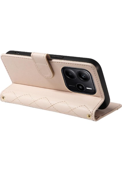 Xiaomi Redmi Note 14 4g Kafes Flip Folio Telefon Kılıfı Için Flip Case ile (Yurt Dışından)