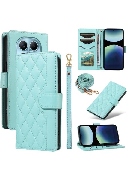 Xiaomi Redmi Not Için Flip Case 14 Pro 4g Kafes Flip Folio Telefon Kılıfı (Yurt Dışından)