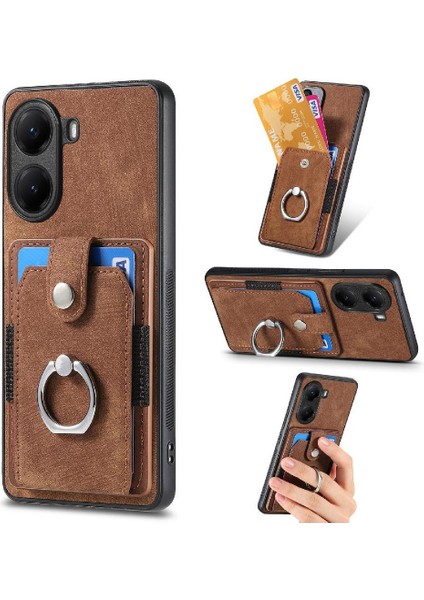 Xiaomi Poco X7 Pro Crad Yuvası Standı Manyetik Araç Montaj Yüzük Tutucu (Yurt Dışından)