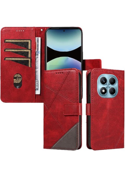 Xiaomi Redmi Not 14 Pro Için Flip Case 4g Deri Telefon Koruma Kılıfı (Yurt Dışından)