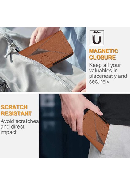 Kart Yuvaları ile Xiaomi Redmi Note 14 4g Premium Pu Deri Için Flip Case (Yurt Dışından)