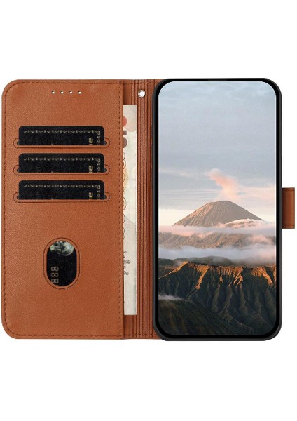 Kart Yuvaları ile Xiaomi Redmi Note 14 4g Premium Pu Deri Için Flip Case (Yurt Dışından)