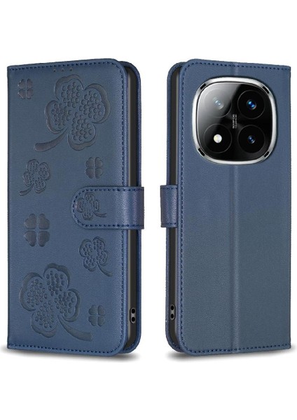 Xiaomi Redmi Note 14 Pro 5g Cüzdan Kart Yuvaları Tutucu Pu Için Flip Case (Yurt Dışından)