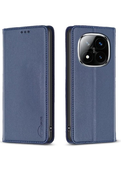 Xiaomi Redmi Not 14 Pro Için Flip Case 4g Çoklu Kart Yuvası Manyetik Cüzdan (Yurt Dışından)