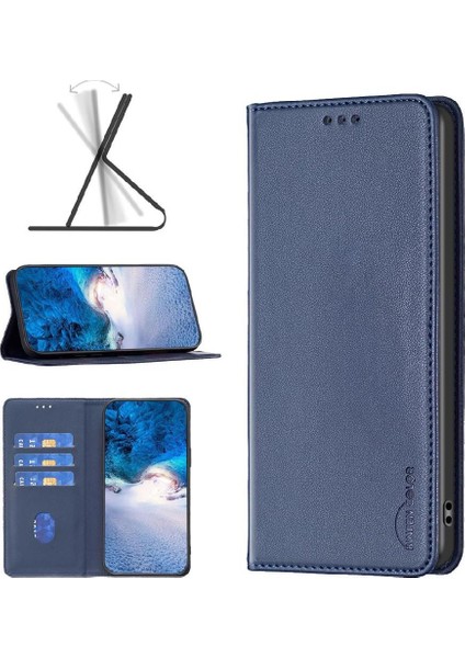 Xiaomi Redmi Not 14 Pro Için Flip Case 4g Çoklu Kart Yuvası Manyetik Cüzdan (Yurt Dışından)