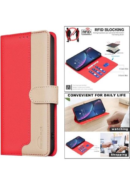 Xiaomi Poco C75 4g Kart Yuvaları Için Flip Case Tutucu Flip Folio Rfıd Tpu (Yurt Dışından)