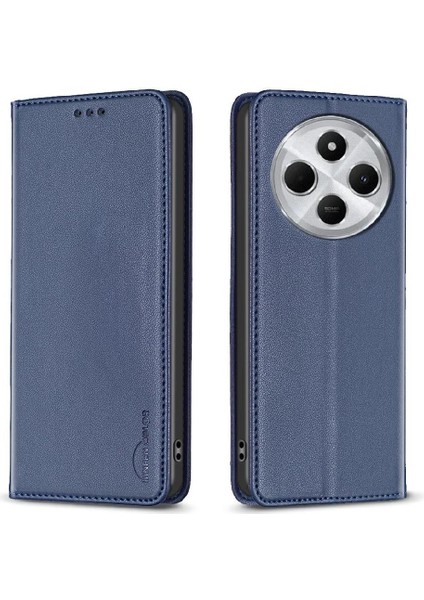 Xiaomi Poco C75 4g Çok Renkli Iş Pu Deri Yuvası Için Flip Case (Yurt Dışından)