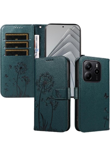 Kart Yuvaları ile Xiaomi Redmi Note 14 4g Flip Case ile Uyumlu ve ve (Yurt Dışından)