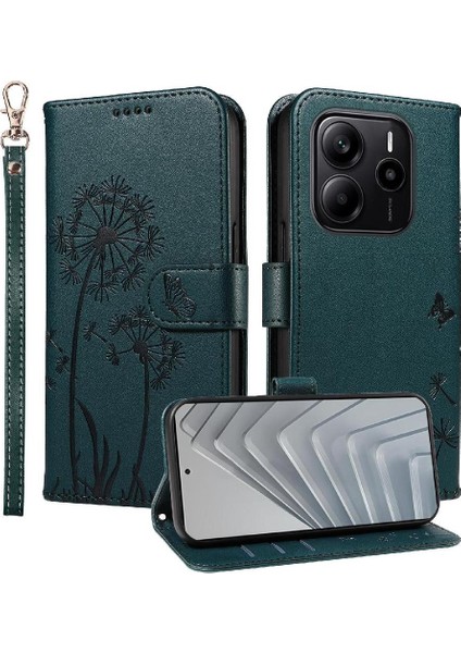 Kart Yuvaları ile Xiaomi Redmi Note 14 4g Flip Case ile Uyumlu ve ve (Yurt Dışından)
