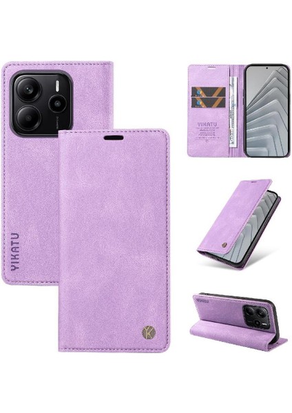 Xiaomi Redmi Note 14 4g Kılıf Cilt Dostu Manyetik Kapak ile Uyumlu (Yurt Dışından)