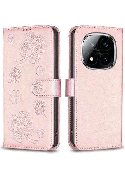 Xiaomi Redmi Note 14 Pro 5g Cüzdan Kart Yuvaları Tutucu Pu Için Flip Case (Yurt Dışından)