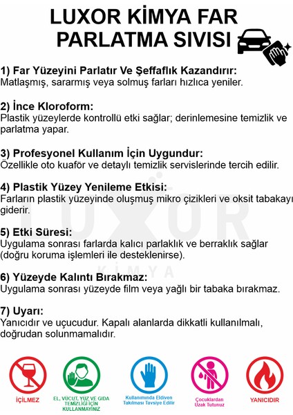 Far Parlatma Sıvısı 2 x 1. 250 kg