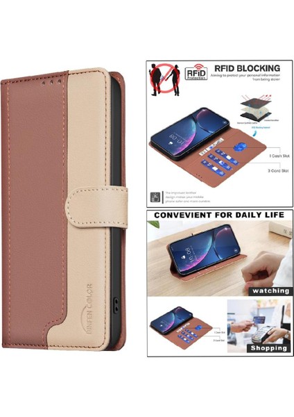 Xiaomi Poco X7 5g Darbeye Tpu Iç Kabuk Kart Yuvaları Rfıd Için Flip Case (Yurt Dışından) fırsatları