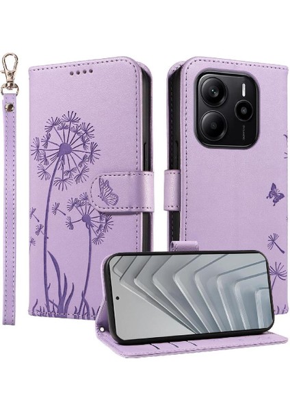 Kart Yuvaları ile Xiaomi Redmi Note 14 4g Flip Case ile Uyumlu ve ve (Yurt Dışından)