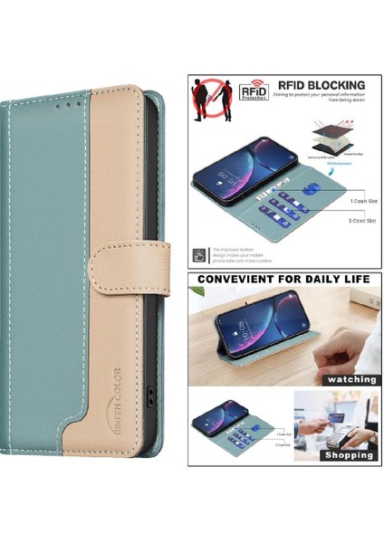 Xiaomi Redmi Not Için Flip Case 14 Pro 4g Rfıd Engelleme Kart Yuvaları Tutucu (Yurt Dışından)