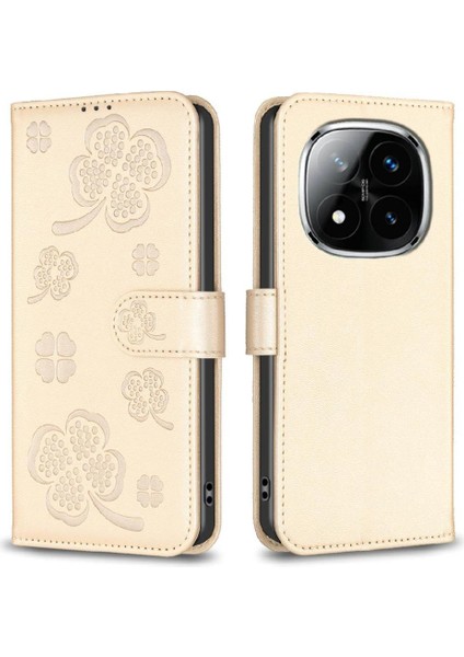 Xiaomi Redmi Note 14 Pro 5g Cüzdan Kart Yuvaları Tutucu Pu Için Flip Case (Yurt Dışından)